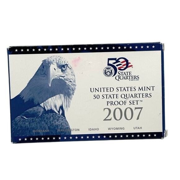 2007 US Mint State Quarters Proof Set Holiday Collector Edition - Picture 4 of 8